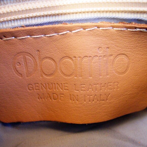 EBARRITO Colorblock Leather Chain Crossbody /Mini Bag Wristlet - Made in ITALY - Picture 9 of 11